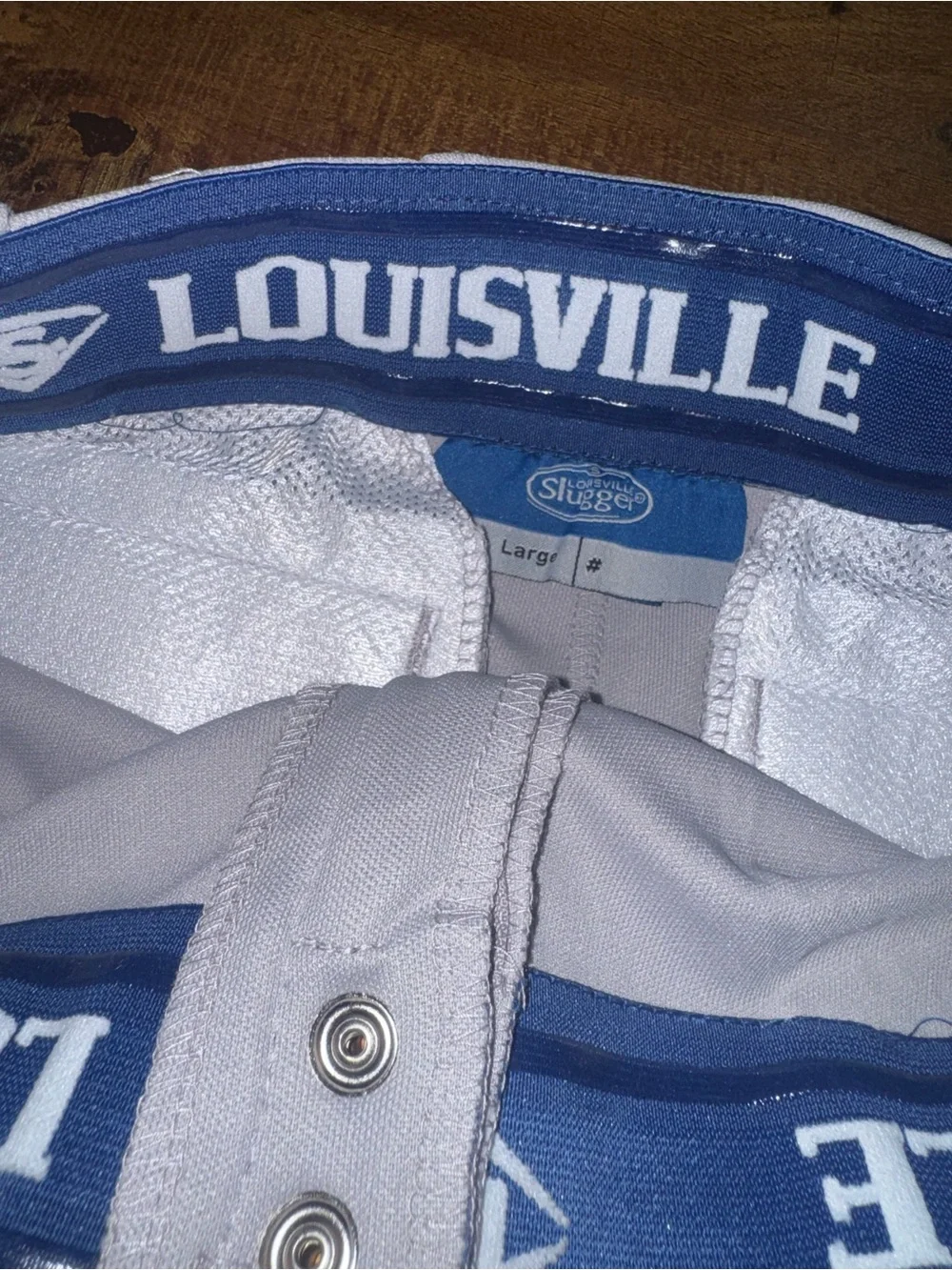 Louisville Slugger Athletic Baseball Pants - Large - Gray